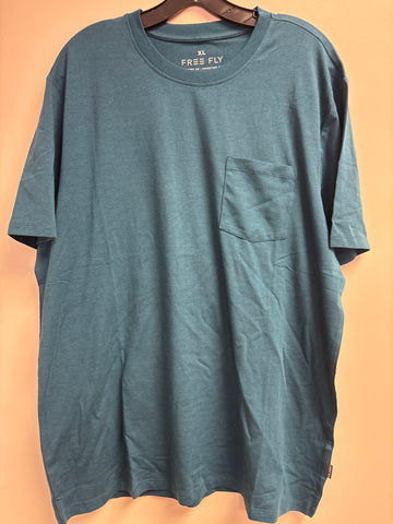 Free Fly Men's Bamboo Current Pocket Tee