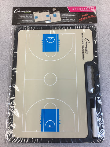 Champion Sports Extra-Large Basketball Dry Erase Coaches Board