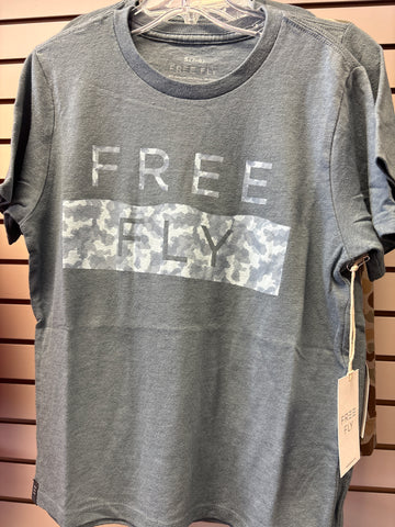 Free Fly Youth Clearwater Camo Tee