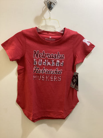 Colosseum Girls Nebraska Huskers T-Shirt