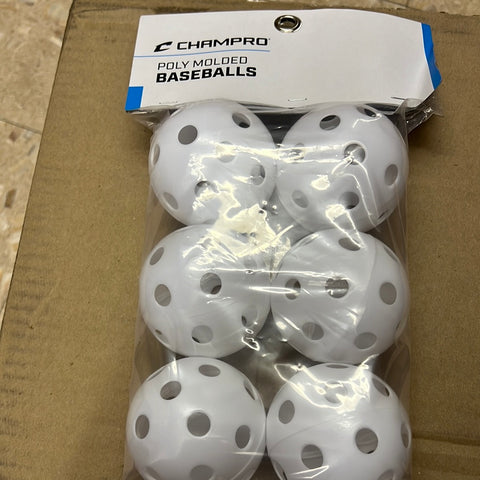 Champro Poly Baseballs 6 pack